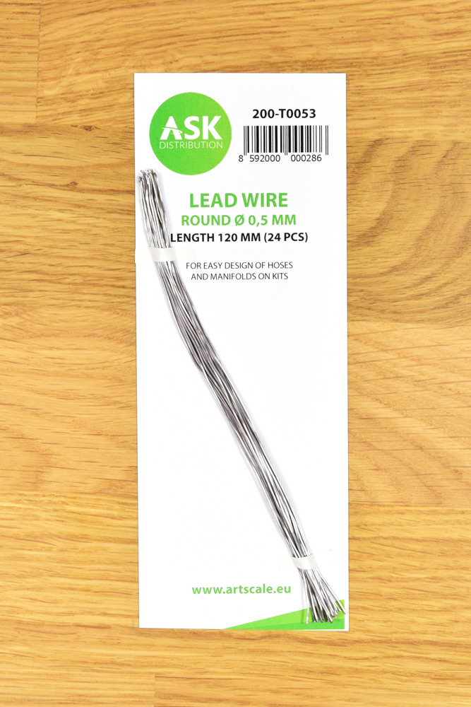 ASK Lead Wire - Round Ø 0.5 mm x 120 mm (24 pcs)