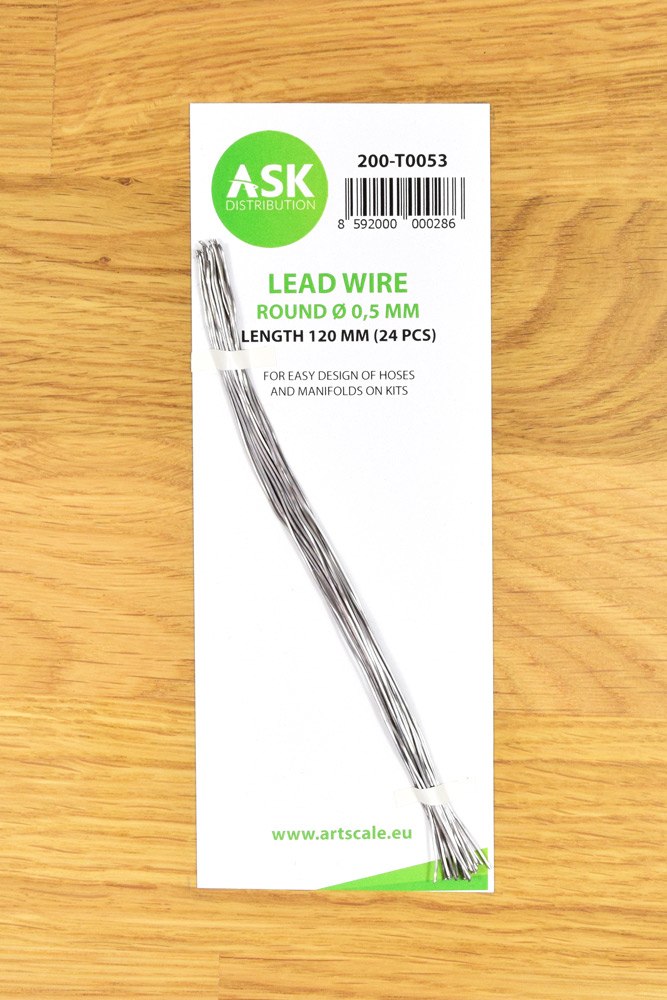 ASK Lead Wire - Round 0.5 mm x 120 mm (24 pcs)