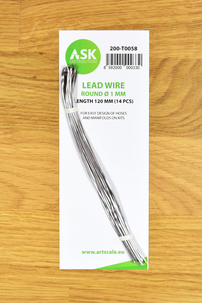 ASK Lead Wire - Round 1 mm x 120 mm (14 pcs)