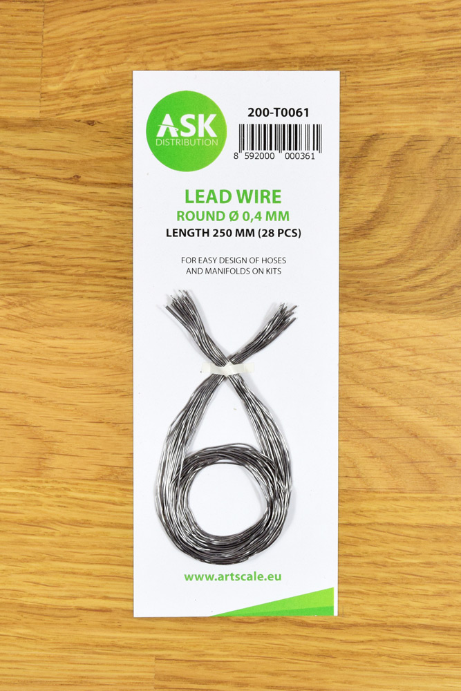 ASK Lead Wire - Round 0.4 mm x 250 mm (28 pcs)