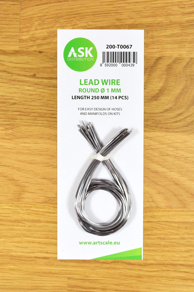 ASK Lead Wire - Round 1 mm x 250 mm (14 pcs)
