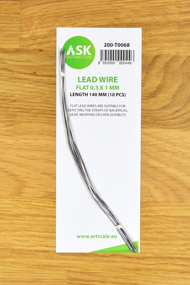 ASK Lead Wire - Flat 0.3 x 1 x 140 mm (10 pcs)