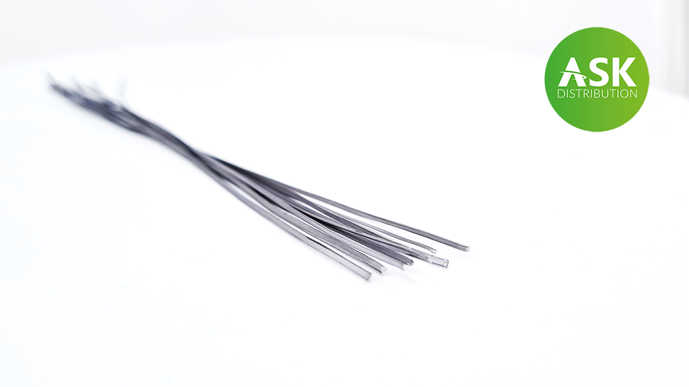 ASK Lead Wire - Flat 0.4 x 1.0 mm x 140 mm (cca. 10 pcs)