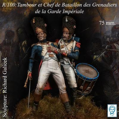 Tambour et Chef de Bataillon de la Garde Imperiale Waterloo