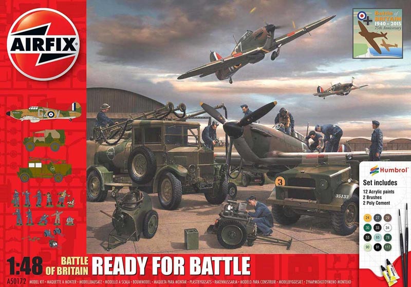 Battle of Britain Ready for Battle Gift Set w/paint & glue