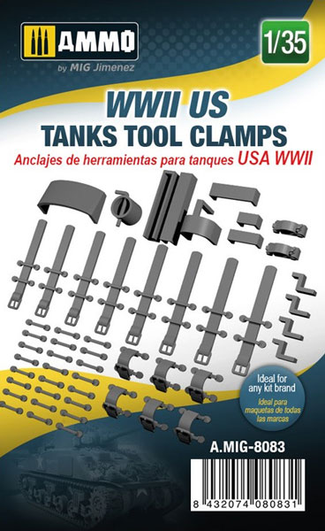 WW2 US Tank Tool Clamps