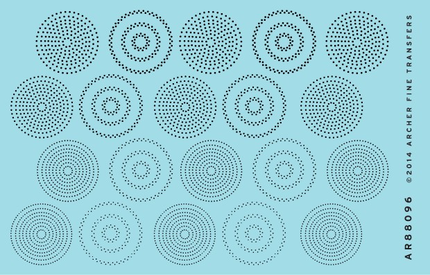 Surface Details: Rivets in Circular Patterns (Various Scales)