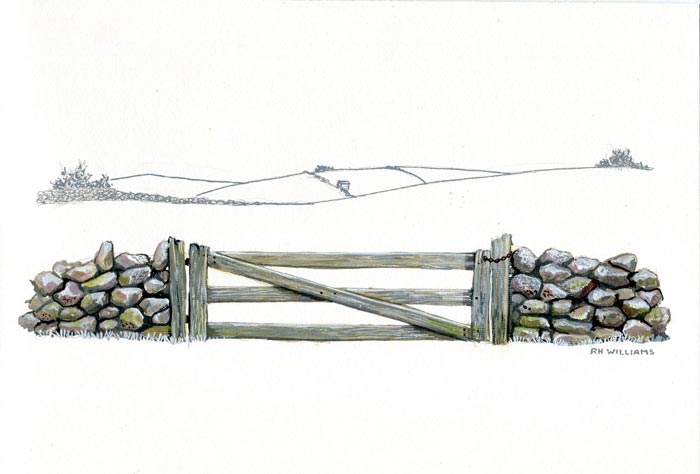 Stone Walls & Gate