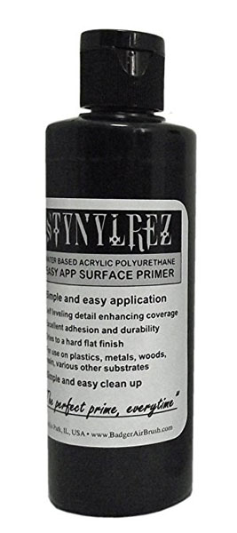 Stynylrez Water-Based Acrylic Primer Black 4oz. Bottle