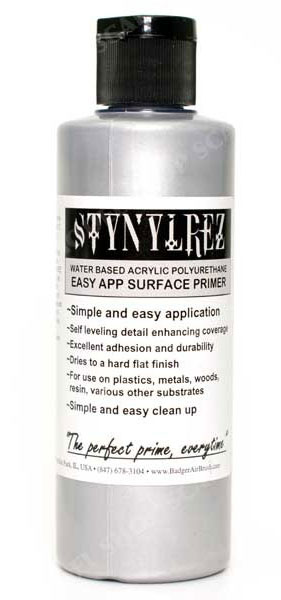 Stynylrez Water-Based Acrylic Primer Metal 4oz. Bottle