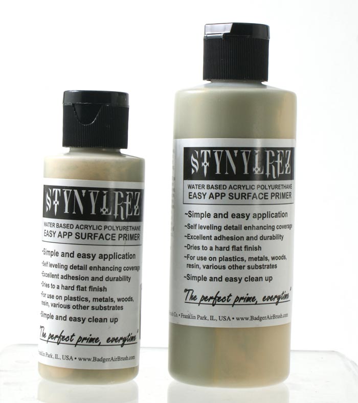 Stynylrez Water-Based Acrylic Primer Pale Sage 4oz. Bottle