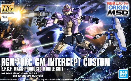 HG Gundam The Origin Series: 023 RGM79KC GM Intercrept Custom