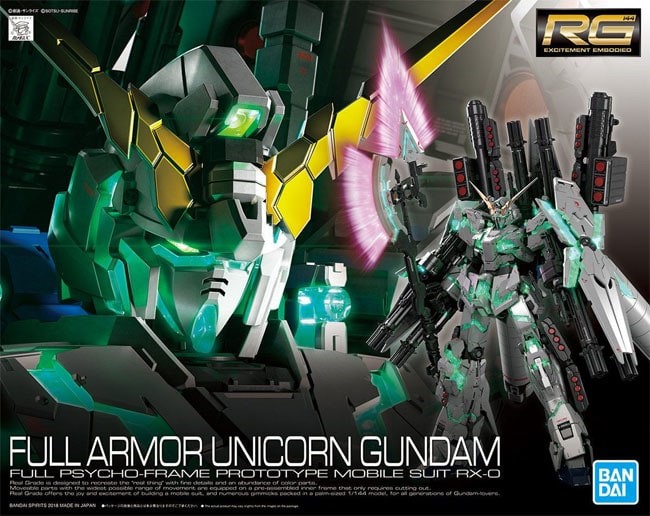 Gundam Real Grade Series: #030 Full Armor Unicorn Gundam RX-0