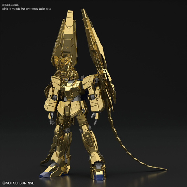 HG Universal Century Series: No. 227 Unicorn Gundam 03 Phenex Unicorn Mode (NT Ver.) (Gold Coating)