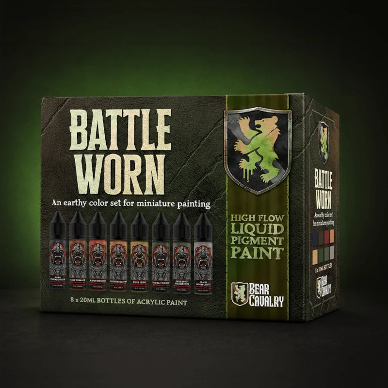 Bear Cavalry Battle Worn Paint Set