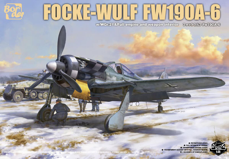 Focke Wulf FW190A6 Fighter w/WGr21 Missile Launcher