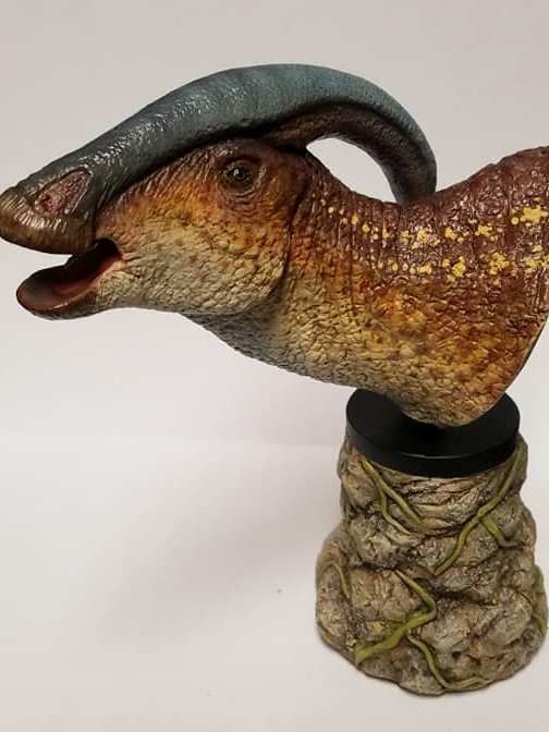 microMANIA - Parasaurolophus Bust
