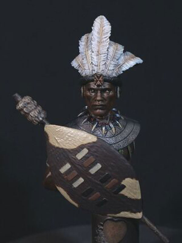microMANIA - Shaka Zulu Bust