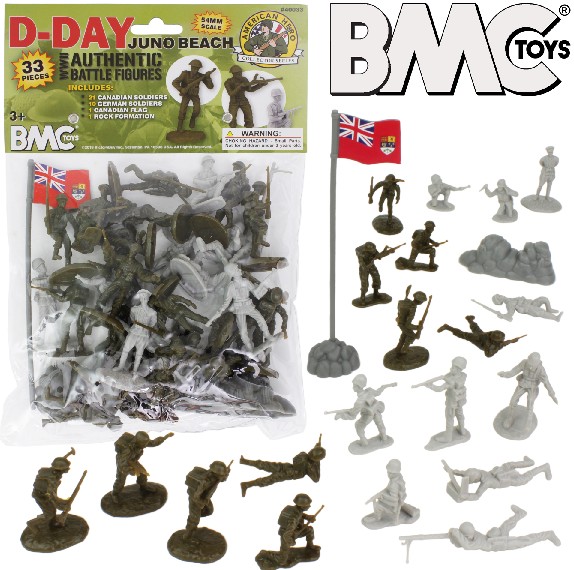 D-Day Juno Beach German & Canadian Figure Playset