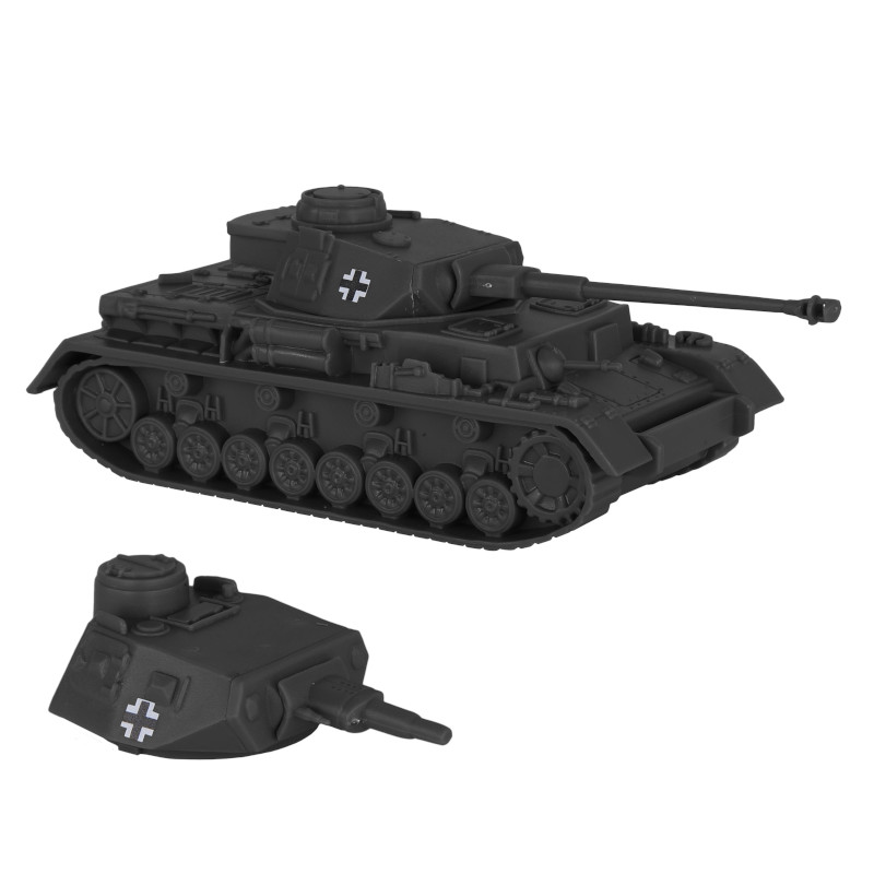 BMC Classic WWII German Panzer IV Tank Dark Grey