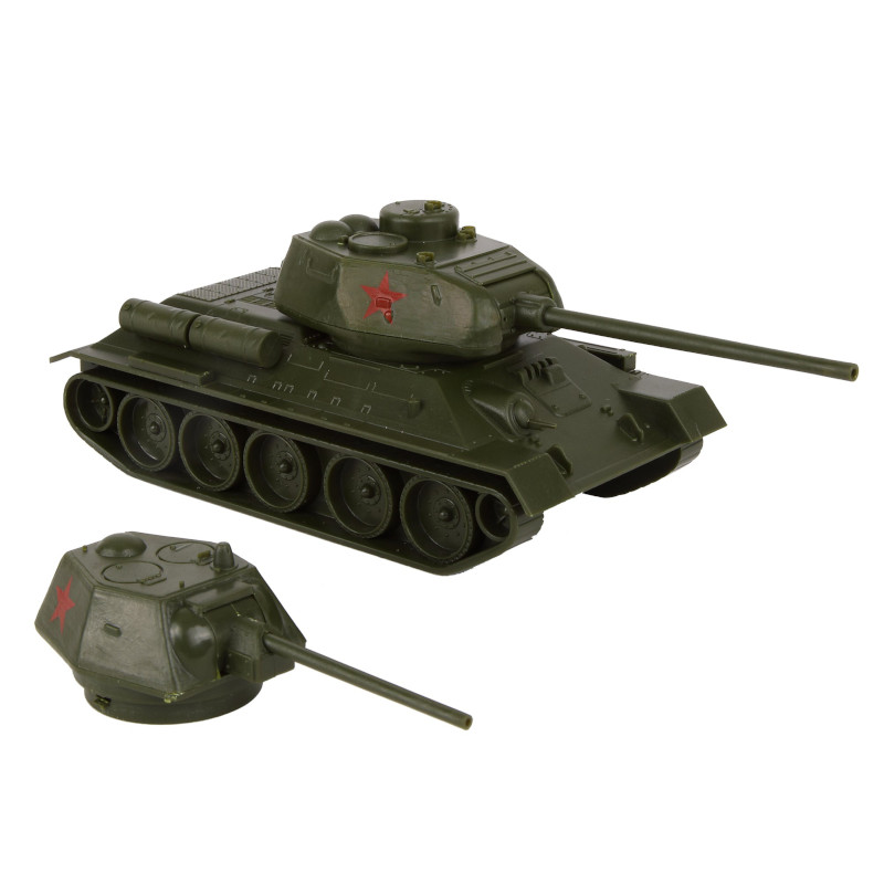 BMC Classic WWII Soviet T-34 Tank Olive Green