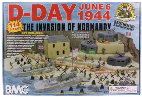 WWII D-Day: The Invasion of Normandy Boxed Playset
