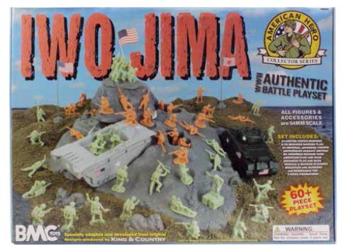 WWII Battle of Iwo Jima Boxed Playset