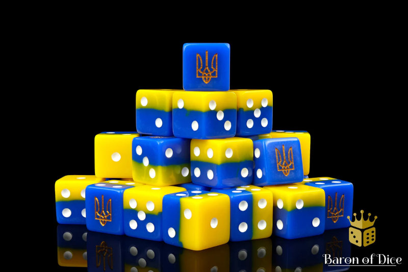 Baron of Dice Ukraine Dice (10 dice)