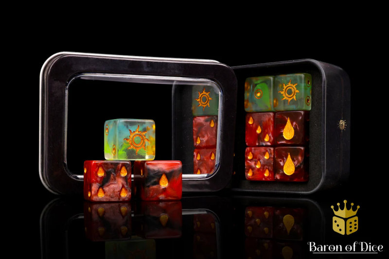 Baron of Dice Blood & Blessings - Official Trench Crusade Dice Set