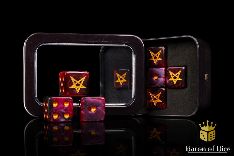 Baron of Dice Heretic Legion - Official Trench Crusade Dice Set