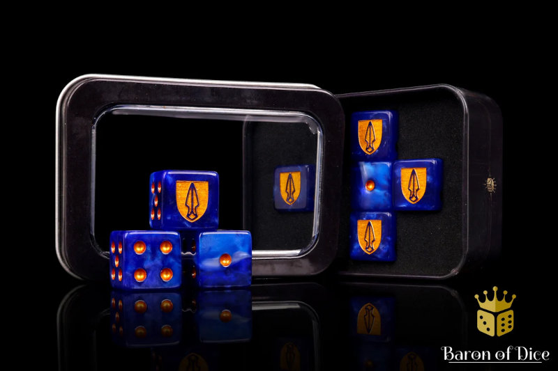 Baron of Dice Principality of New Antioch - Official Trench Crusade Dice Set