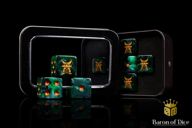 Baron of Dice Iron Sultanate - Official Trench Crusade Dice Set