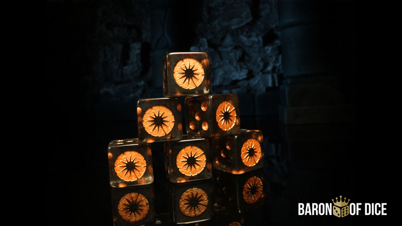 Baron of Dice Sacred Affliction - Official Trench Crusade Dice Set