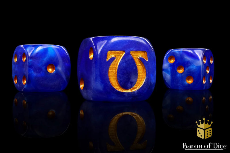 Baron of Dice Omega Dice Gold (25 dice)