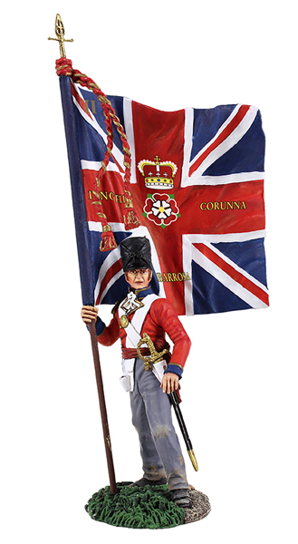 British 1st Foot Guard Battalion Company Ensign with Regimental Colour #2