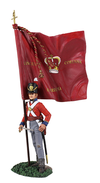 British 1st Foot Guard Battalion Company Ensign with King
