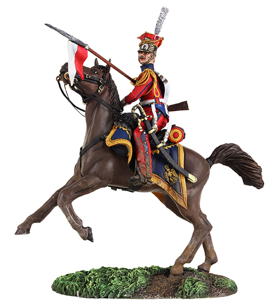 Dutch Lancer on Rearing Horse