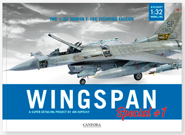 Wingspan Special Vol.1: Aircraft 1/32 Tamiya F16C Fighting Falcon Super Detailing Project