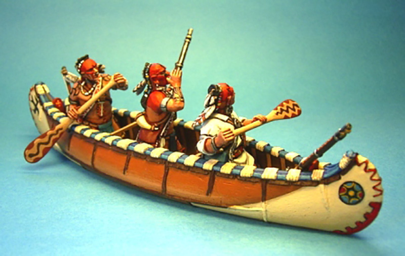 WOODLAND INDIAN CANOE #CAN-01 - 1 AVAILABLE OOP
