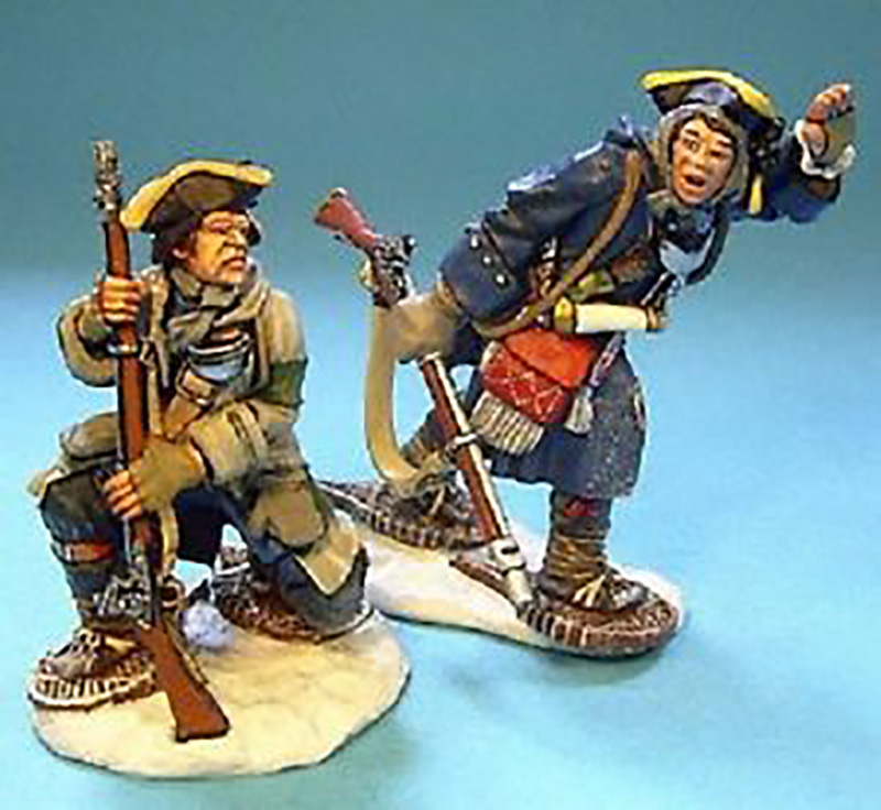 BATTLE ON SNOWSHOES 1758 - FRENCH OFFICERS #CC-4 - 1 AVAILABLE OOP