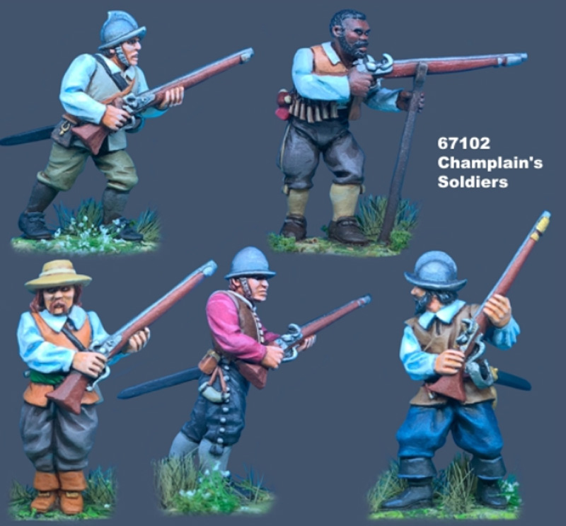Champlains French Soldiers