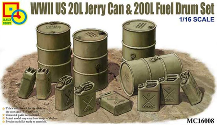 WWII US 20L Jerry Cans  & 200L Fuel Drums