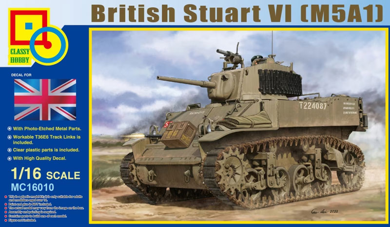 British M5A1 Stuart VI Light Tank