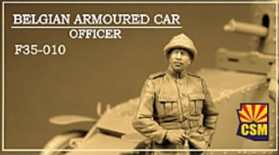 Belgian Armoured car officer