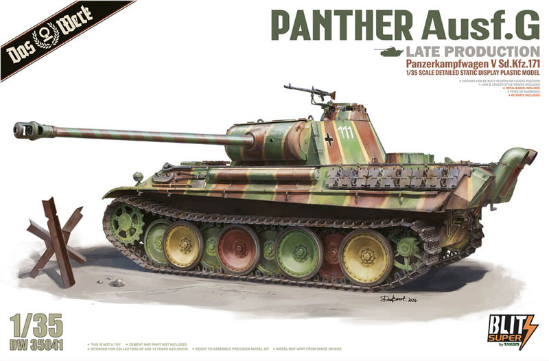 Das Werk Super Blitz Panther Ausf.G Late Production, Panzerkampfwagen V Sd.Kfz.171