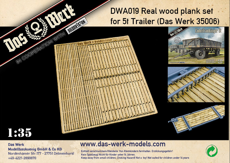 Real Wood Planking Set for 5t Trailer
