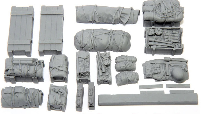 1/16 German Tank Stowage Set #A