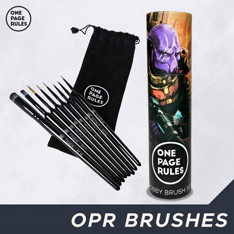 One Page Rules Brush Set