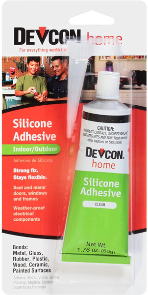 Clear Silicone Adhesive 1.76oz. Tube
