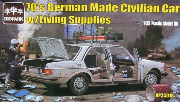 1970s German Made Civilian Car w/Living Supplies
